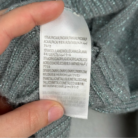 FARM RIO METALLIC RUFFLE SWEATER SIZE M - Picture 12 of 15